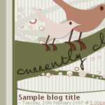 Birdy Birdy Wordpress layout